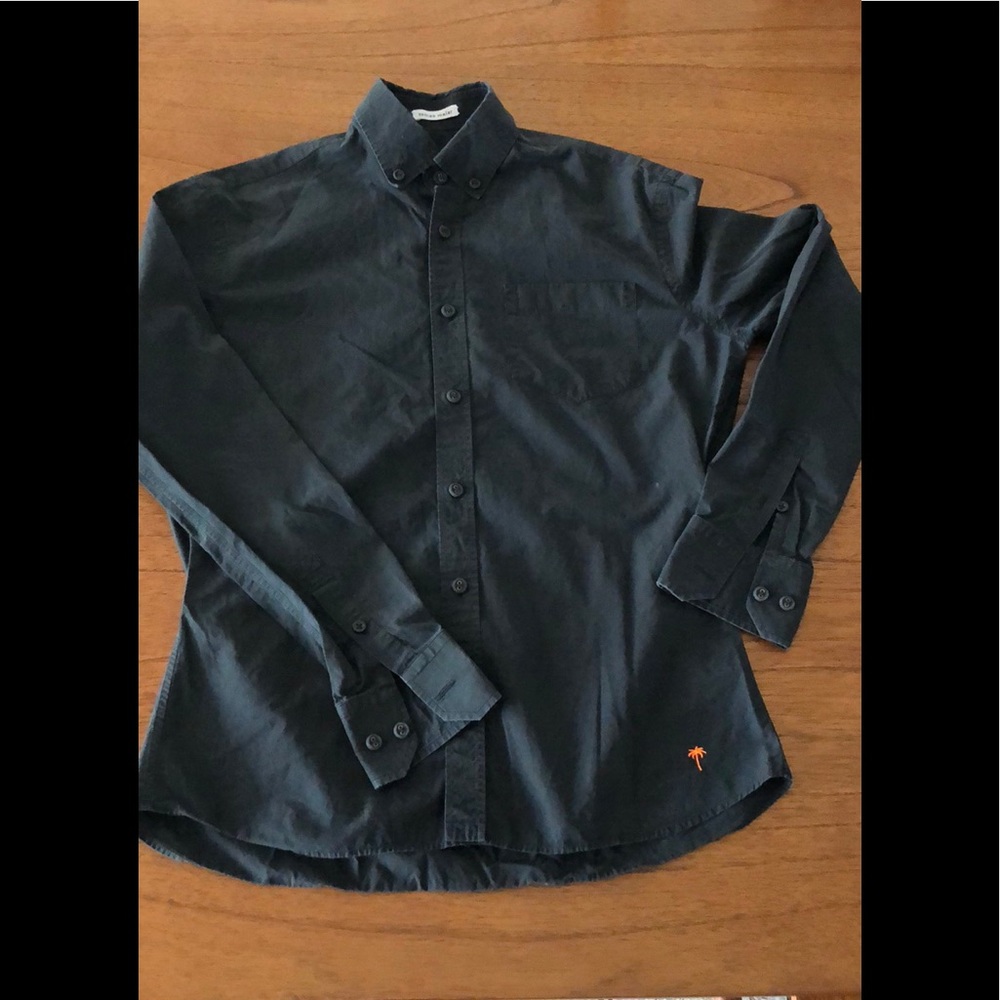 Tomas Maier Cotton poplin button down shirt